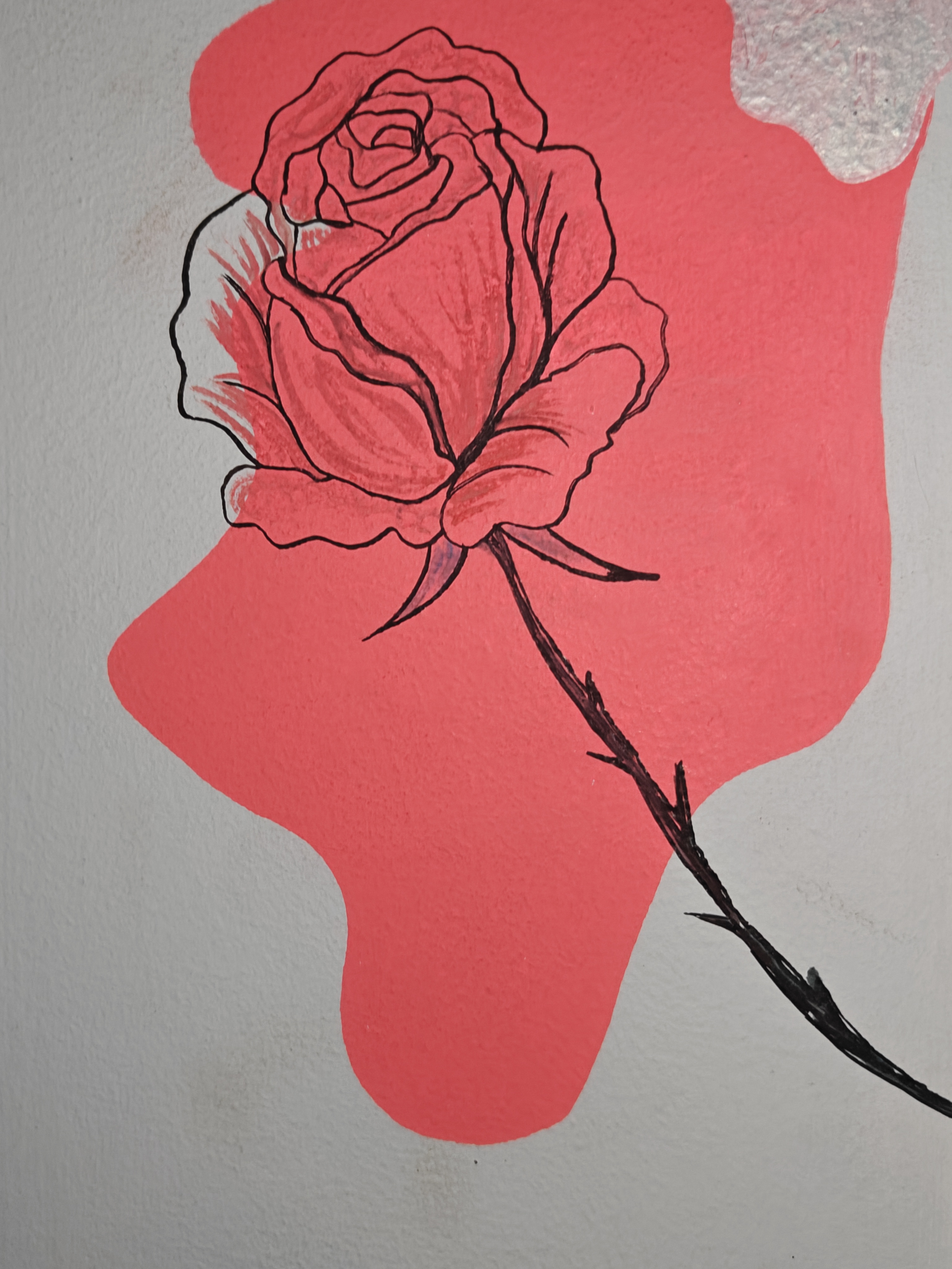 Original painted surface